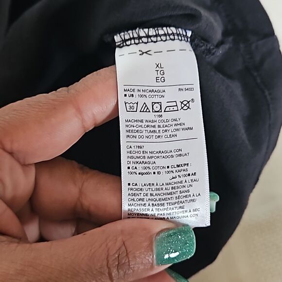 Old Navy Men's Super Mario Logo Short Sleeves Cotton T-Shirt Black XL - Picture 11 of 16